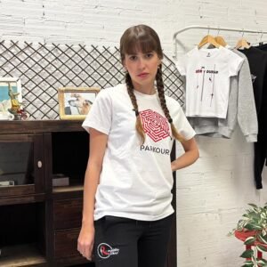 Camiseta Blanca Laberinto Parkour