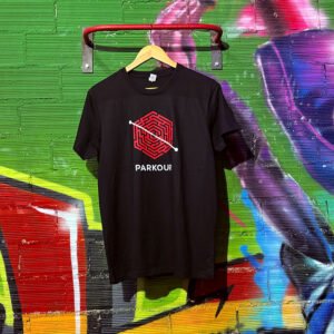 Camiseta Negra Laberinto Parkour