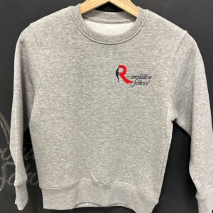 Sudadera Parkour Gris Logo Grande