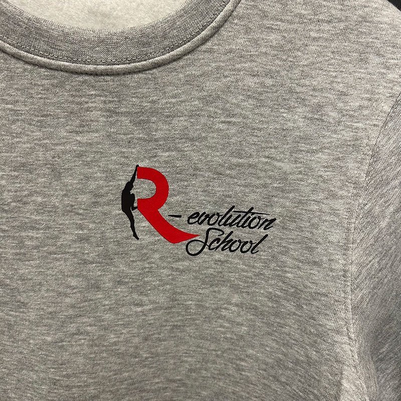 Sudadera Parkour Gris Logo Grande - Imagen 2