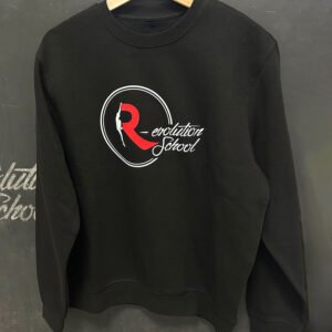 Sudadera Parkour Negra Logo Grande