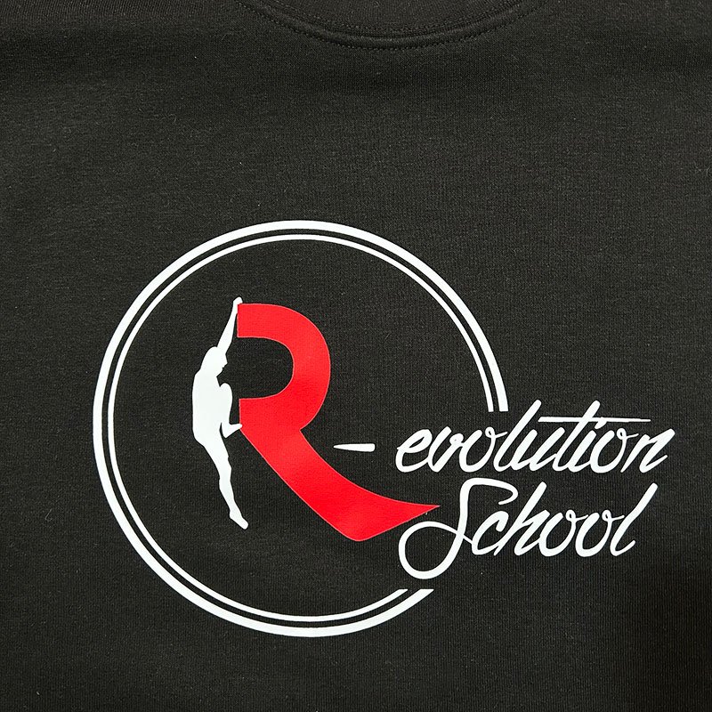 Sudadera Parkour Negra Logo Grande - Imagen 2